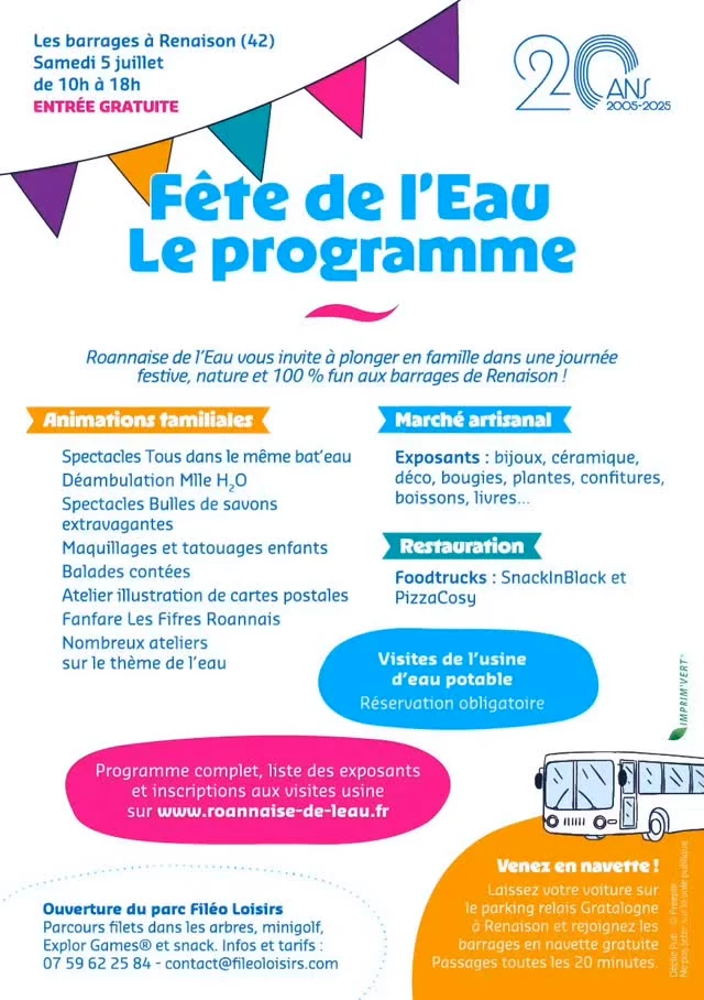 🌊 Fête de l’Eau à Renaison 

ce samedi 5 juillet !

📍 Toute la journée, retrouvez-moi au marché artisanal pour découvrir mon travail de céramiste.

Je crée des pièces utilitaires en grès, façonnées à la main avec amour dans mon ATELIER-boutique Passage BourgNeuf à Roanne.

Des objets du quotidien, uniques, durables et poétiques. ✨

🌀 Venez échanger, toucher, ressentir…

Bonne semaine à tou·te·s, 
et à samedi à Renaison !

#Ceramique #FaitMain #Grès #ArtisanatFrançais #JexCeramique #PassageBourgNeuf #FeteDeLeau #Renaison #Roanne #MarcheArtisanal#villederoanne
#roannaistourisme